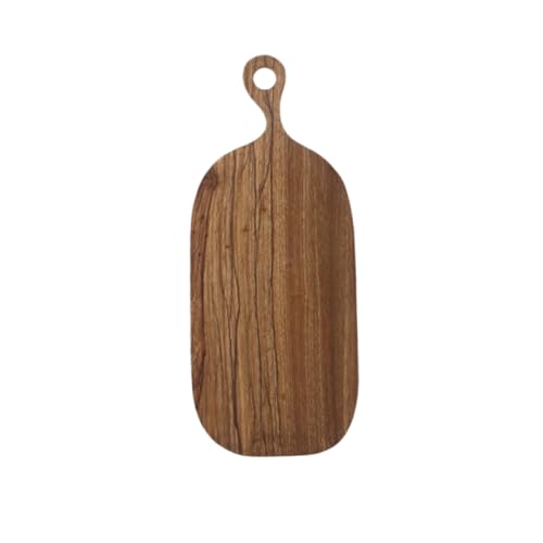 ULTECHNOVO Holz Schneidebrett mit Griff Küchenbrett aus Massivem Holz für Obst und Gemüse Hängend Klein und Leicht zu Reinigen Haushalt Werkzeug von ULTECHNOVO