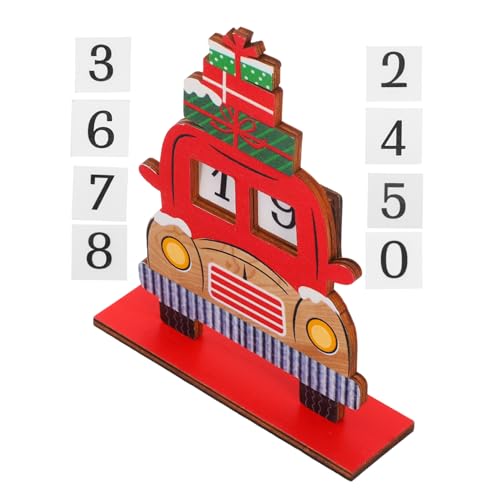 ULTECHNOVO Holz Weihnachtsdeko mit Countdown Blöcken Handgemalter Santa Claus Adventskalender Festliche Tischdekoration für Weihnachtscountdown für Feiertage ULTECHNOVO Holz Weihnachtsdeko mit Countdown Blöcken Handgemalter Santa Claus Adventskalender Festliche Tischdekoration für Weihnachtscountdown für Feiertage von ULTECHNOVO