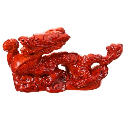 ULTECHNOVO Holzdrache Drachenskulptur Feng Shui Dekoration Chinesische Holzfigur Tischdekoration für Büro Wohnzimmer Wohlstand und Gesundheit ULTECHNOVO Holzdrache Drachenskulptur Feng Shui Dekoration Chinesische Holzfigur Tischdekoration für Büro Wohnzimmer Wohlstand und Gesundheit von ULTECHNOVO