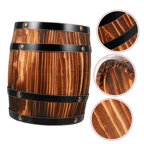 ULTECHNOVO Holzfass Dekoration für Bar und Wohnzimmer Rustikales Weinfass Ornament aus Natürlichem Holz Vielseitig Einsetzbar oder Stilvolles Element ULTECHNOVO Holzfass Dekoration für Bar und Wohnzimmer Rustikales Weinfass Ornament aus Natürlichem Holz Vielseitig Einsetzbar oder Stilvolles Element von ULTECHNOVO