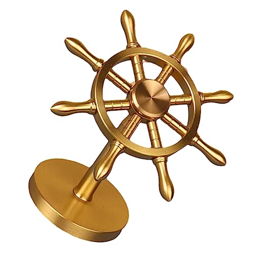 ULTECHNOVO Home-Desktop- Desktop-Marine-Ruderdekor Schreibtisch Bootslenkrad Room Decoration raumdeko Handgefertigt Schiffsruder für Partydekor Marine-Ruder-Ornament Messing Golden ULTECHNOVO Home-Desktop- Desktop-Marine-Ruderdekor Schreibtisch Bootslenkrad Room Decoration raumdeko Handgefertigt Schiffsruder für Partydekor Marine-Ruder-Ornament Messing Golden von ULTECHNOVO