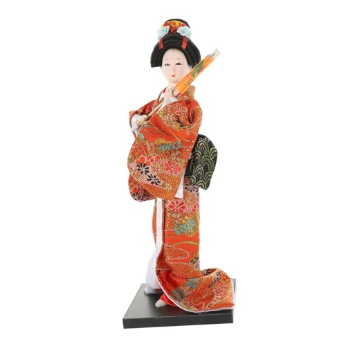 ULTECHNOVO Japanische Kimono Puppe Handgefertigt Traditionelle Japanische Kimonos Dekoration für Tischdeko Hauswarming Asiatisches Kunsthandwerk Zufällige Farbe Zufällige Farbe von ULTECHNOVO