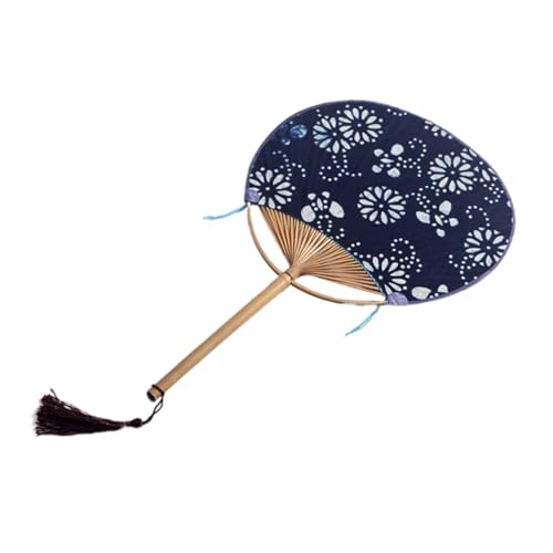 ULTECHNOVO Japanischer Bambusgriff Rund Doppelseitiger Handfächer mit Traditioneller Malerei und Quaste Leicht Tragbar Robust als Hochzeit Dekoration für Damen und Mädchen ULTECHNOVO Japanischer Bambusgriff Rund Doppelseitiger Handfächer mit Traditioneller Malerei und Quaste Leicht Tragbar Robust als Hochzeit Dekoration für Damen und Mädchen von ULTECHNOVO