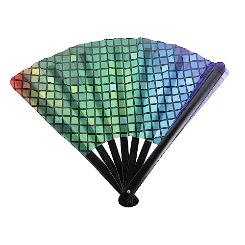 ULTECHNOVO Japanischer Stil Handfächer Faltbarer Handgefertigter Dekorativer Fächer für Tanz Hochzeit Cosplay und Klassische Wohnkultur Buntes Design Tragbar und Langlebig von ULTECHNOVO