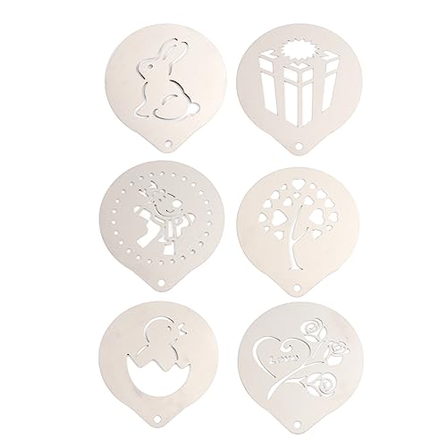 ULTECHNOVO Kaffee Schablonen aus Teiliges DIY Latte Art Schablonen für Cappuccino und Milchkaffee Dekoration mit Verschiedenen Designs und Einfacher Handhabung ULTECHNOVO Kaffee Schablonen aus Teiliges DIY Latte Art Schablonen für Cappuccino und Milchkaffee Dekoration mit Verschiedenen Designs und Einfacher Handhabung von ULTECHNOVO