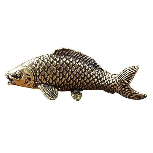 ULTECHNOVO Karpfenförmiges Kupfer Ornament Tischdekoration für Stilvolle Wohnkultur und Feng Shui Handgefertigte Desktop Verzierung für Kabinett und Schreibtisch ULTECHNOVO Karpfenförmiges Kupfer Ornament Tischdekoration für Stilvolle Wohnkultur und Feng Shui Handgefertigte Desktop Verzierung für Kabinett und Schreibtisch von ULTECHNOVO