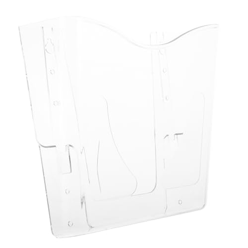 ULTECHNOVO Katalogständer Wand-büro-organizer Kleiner Kartenständer Wandschildhalter Zeitschriftenständer Für Zu Hause Vintage Magazine Wandhalter Prospektständer Transparent Acryl ULTECHNOVO Katalogständer Wand-büro-organizer Kleiner Kartenständer Wandschildhalter Zeitschriftenständer Für Zu Hause Vintage Magazine Wandhalter Prospektständer Transparent Acryl von ULTECHNOVO