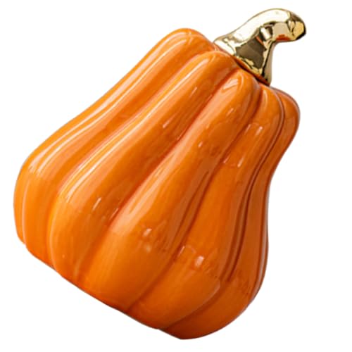 ULTECHNOVO Keramischer Kürbis Tischakzent Einzigartiges Halloween Deko Element für Wohnräume und Schreibtische ULTECHNOVO Keramischer Kürbis Tischakzent Einzigartiges Halloween Deko Element für Wohnräume und Schreibtische von ULTECHNOVO