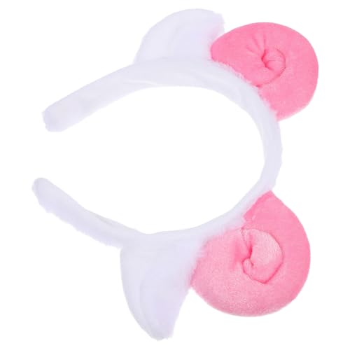 ULTECHNOVO Klaue Stirnband Kostüm Hörner Tierisches Spa-stirnband Ziegenkostüm Für Schafhörner Tiere Schafkostümzubehör Magd Stirnband Pelzige Ohren Rosa Plüsch ULTECHNOVO Klaue Stirnband Kostüm Hörner Tierisches Spa-stirnband Ziegenkostüm Für Schafhörner Tiere Schafkostümzubehör Magd Stirnband Pelzige Ohren Rosa Plüsch von ULTECHNOVO