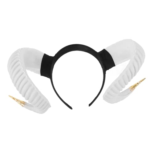 ULTECHNOVO Kreatives Halloween Haarband mit Teufelshörnern Perfektes Kostümzubehör für Partys Karneval und Cosplay Kopfschmuck aus Material mit Goldener Dekoration ULTECHNOVO Kreatives Halloween Haarband mit Teufelshörnern Perfektes Kostümzubehör für Partys Karneval und Cosplay Kopfschmuck aus Material mit Goldener Dekoration von ULTECHNOVO