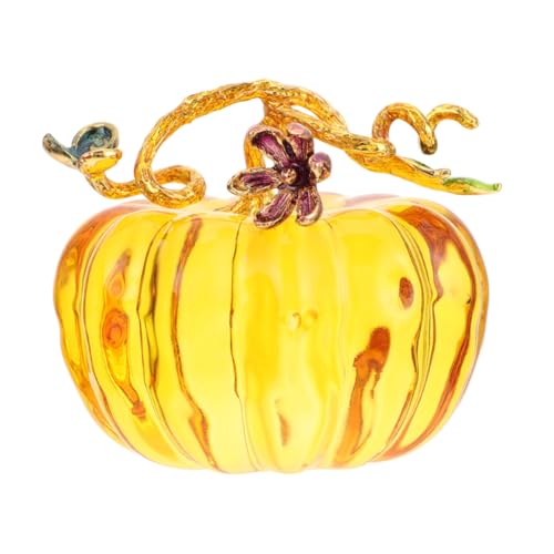 ULTECHNOVO Kürbis Dekoration Tisch Ornament für Home Decor Gelbes Glasornament Vielseitig Einsetzbar als Fotorequisite für Herbstdeko und Verschiedene Räume ULTECHNOVO Kürbis Dekoration Tisch Ornament für Home Decor Gelbes Glasornament Vielseitig Einsetzbar als Fotorequisite für Herbstdeko und Verschiedene Räume von ULTECHNOVO