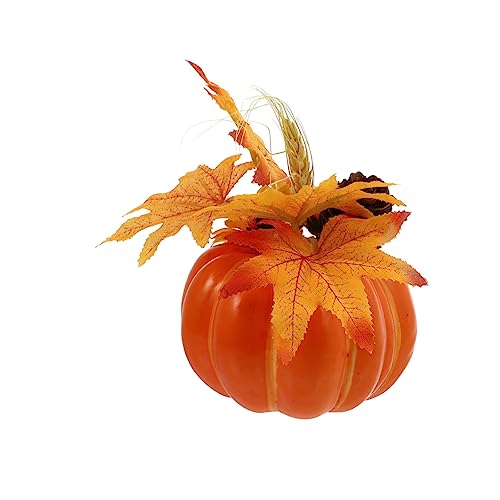 ULTECHNOVO Kürbis Dekoration aus Umweltfreundlichem Material Verarbeitetes Halloween Ornament für Tisch und Festgestaltung Kleines Herbstliches Schmuckstück für Party und Karneval von ULTECHNOVO