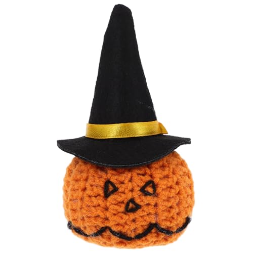 ULTECHNOVO Kürbis-Ornament Im Halloween-Stil Handgehäkelt Mit Detaillierter Verarbeitung Schöner Textur Und Feinen Details Für Halloween-Party-Dekorationen Tischdekor Und Foto-Requisiten von ULTECHNOVO
