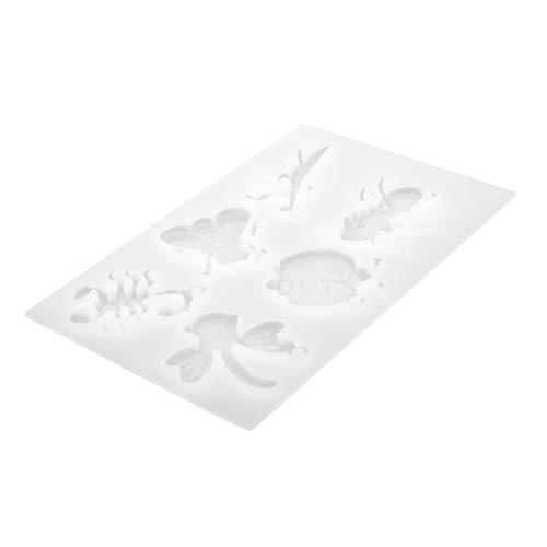 ULTECHNOVO Landbiologischer Schimmel Netter Schlüsselbund Geformt Epoxidform Formen Zum Backen Einzigartige Schlüsselbundformen Silikon -diy -form Gießform Kieselgel von ULTECHNOVO