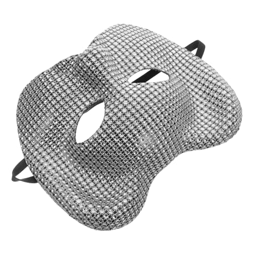 ULTECHNOVO Leopardenmaske Tier-maskerade-gesichtsbedeckung Leopardenkopf-modellmaske Leopardenkopf-cosplay-maske Einzigartige Maskerade-partymaske Silver Plastik von ULTECHNOVO