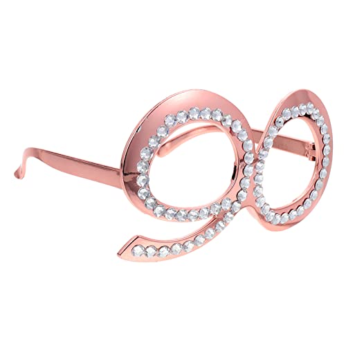 ULTECHNOVO Lustige Jahre Geburtstagsbrille mit Strass Wiederverwendbare Partybrille Roségold Dekorative Zahlen Sonnenbrille für Fotorequisiten Karneval Maskerade und Geburtstagsfeier ULTECHNOVO Lustige Jahre Geburtstagsbrille mit Strass Wiederverwendbare Partybrille Roségold Dekorative Zahlen Sonnenbrille für Fotorequisiten Karneval Maskerade und Geburtstagsfeier von ULTECHNOVO