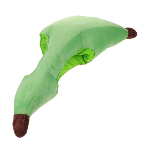 ULTECHNOVO Lustiger Bananenhut aus Leichtem Baumwoll- Witzige Kostüm-mütze für Halloween Party Cosplay Vielseitiges Accessoire für Erwachsene Kreatives Fotorequisit von ULTECHNOVO