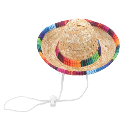 ULTECHNOVO Mexikanischer Partyhut Strohhut mit Kinnband Kleiner Sombrero mit Pompons Farbenfroher Karnevalshut für Tanzaufführungen und Festliche Anlässe Geeignet für Mexikaner Kostüm und ULTECHNOVO Mexikanischer Partyhut Strohhut mit Kinnband Kleiner Sombrero mit Pompons Farbenfroher Karnevalshut für Tanzaufführungen und Festliche Anlässe Geeignet für Mexikaner Kostüm und von ULTECHNOVO