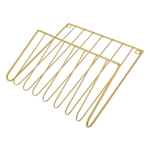 ULTECHNOVO Moderner Wand Magazinhalter aus Robustem Stilvoller Wand Datei Organizer für Zeitungen und Dokumente für Büro Bibliothek und Zuhause Einfache Montage Langlebiges Metallgestell von ULTECHNOVO