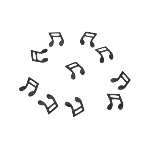 ULTECHNOVO Musiknoten Konfetti Schwarz Streudeko für Hochzeit Geburtstag Babyparty Tischdeko Party Supplies Musikalische Feier Dekoration von ULTECHNOVO