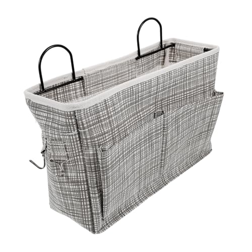 ULTECHNOVO Oxford Stoff Aufbewahrungstasche Bett Hängend Große Kapazität Multifunktional Organisator für Brillen Sundries Dormitory Schlafzimmer Mittelgroß ULTECHNOVO Oxford Stoff Aufbewahrungstasche Bett Hängend Große Kapazität Multifunktional Organisator für Brillen Sundries Dormitory Schlafzimmer Mittelgroß von ULTECHNOVO