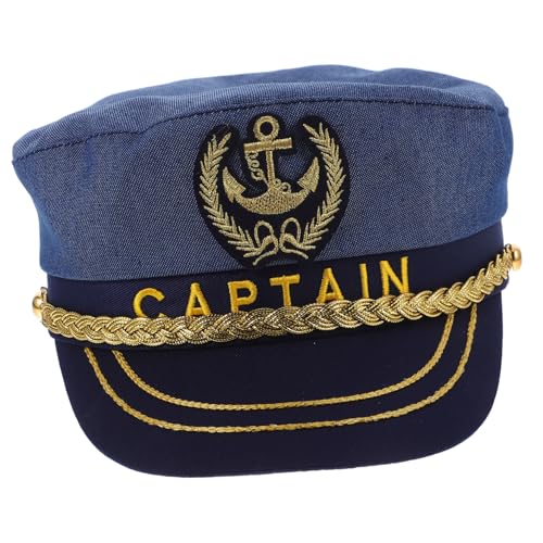ULTECHNOVO Partyhut Matrosenzubehör für Damen Matrosenmütze Frauen Matrosenhut Herren Navy Sailor Hut Bootsmützen für Männer Bootshut für Herren Kapitänsmütze für Herren Matrosenmützen Stoff ULTECHNOVO Partyhut Matrosenzubehör für Damen Matrosenmütze Frauen Matrosenhut Herren Navy Sailor Hut Bootsmützen für Männer Bootshut für Herren Kapitänsmütze für Herren Matrosenmützen Stoff von ULTECHNOVO