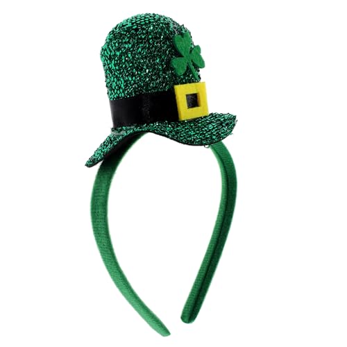 ULTECHNOVO Patrick's Day Haarreif mit Kleeblatt Hut Grünes Haarband für Festliche Patricks Day Partydekoration Strapazierfähiger Haarschmuck Auffälliges Kopfschmuck Accessoire ULTECHNOVO Patrick's Day Haarreif mit Kleeblatt Hut Grünes Haarband für Festliche Patricks Day Partydekoration Strapazierfähiger Haarschmuck Auffälliges Kopfschmuck Accessoire von ULTECHNOVO