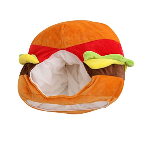 ULTECHNOVO Plüsch Kostümhut Burgerform Mardi Gras Party Karneval Verkleidung Erwachsene Fotorequisite Lustige Kopfbedeckung ULTECHNOVO Plüsch Kostümhut Burgerform Mardi Gras Party Karneval Verkleidung Erwachsene Fotorequisite Lustige Kopfbedeckung von ULTECHNOVO