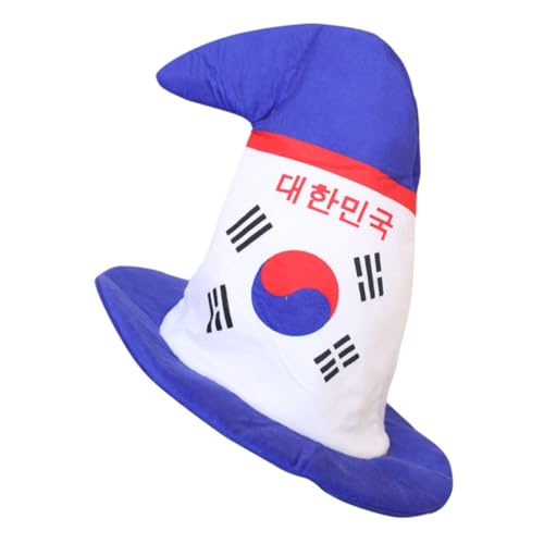 ULTECHNOVO Plüsch Mütze Mit Südkorea Flagge Lustiger Partyhut Für Kostümpartys Sportveranstaltungen Und Fotografie Leicht Und Tragbar Kreatives Cosplay Zubehör von ULTECHNOVO
