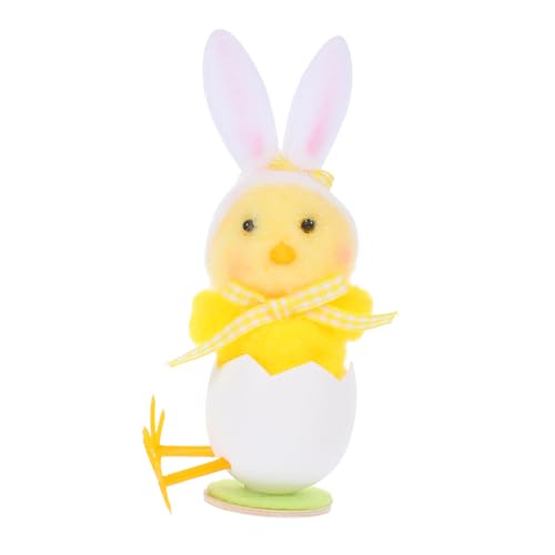 ULTECHNOVO Plüsch Osterküken Mit Hasenohren Hut Für Osterei -party Süße Gefüllte Küken Gebrochene Eierschale Für Desktop Esstisch ULTECHNOVO Plüsch Osterküken Mit Hasenohren Hut Für Osterei -party Süße Gefüllte Küken Gebrochene Eierschale Für Desktop Esstisch von ULTECHNOVO