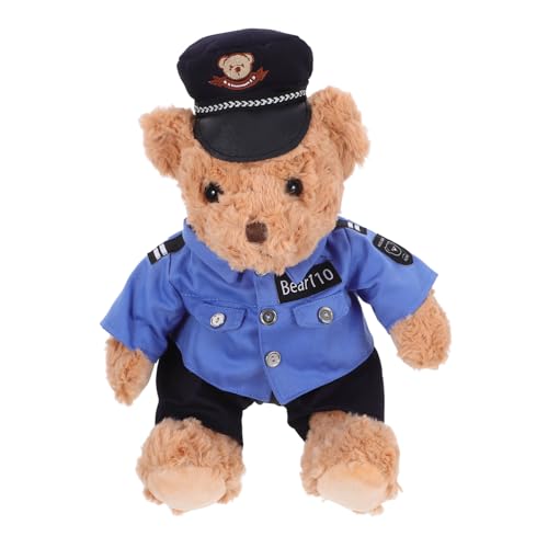 ULTECHNOVO Polizeibär Puppe Stoffbär Plüsch Mädchen Neugeborenen Plüsch Teen Bär Personal Plüschbär Stofftier Niedlicher Bär Plüschpuppen Plüschbär Pp Baumwolle ULTECHNOVO Polizeibär Puppe Stoffbär Plüsch Mädchen Neugeborenen Plüsch Teen Bär Personal Plüschbär Stofftier Niedlicher Bär Plüschpuppen Plüschbär Pp Baumwolle von ULTECHNOVO
