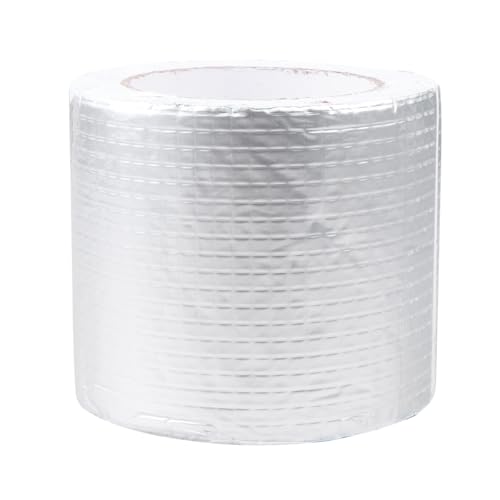 ULTECHNOVO Reparaturband Reparatur-Aluminiumfolienband Weißes Klebeband Wasserdichtes Klebeband Schweller-Reparaturband 5 Aluminiumfolienband Dachreparaturband Riss Wohnmobil-Dichtungsband von ULTECHNOVO