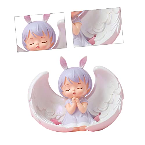 ULTECHNOVO Resin Angel Figurine Cake Ornament Praying Doll Car Decoration Delicate Cute Model For Home And Birthday Cake ULTECHNOVO Resin Angel Figurine Cake Ornament Praying Doll Car Decoration Delicate Cute Model For Home And Birthday Cake von ULTECHNOVO