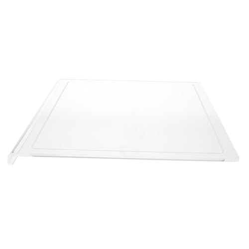 ULTECHNOVO Schneidebrett Transparent mit Rutschfester Lippe Küchenarbeitsplatte für Obst Gemüse und Einfach zu Reinigen und Elegant von ULTECHNOVO