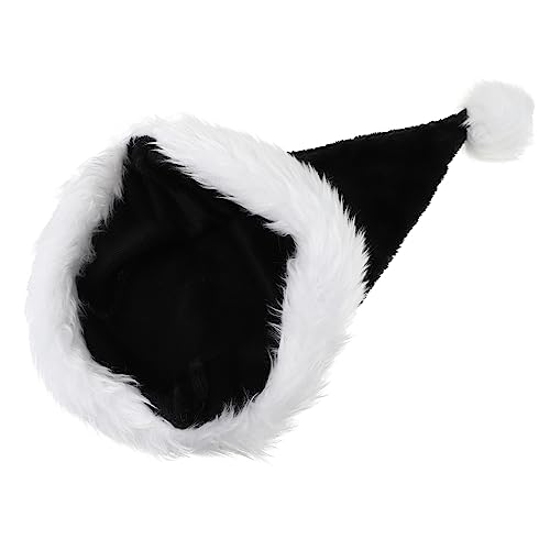 ULTECHNOVO Schwarze Plüsch Weihnachtsmütze Langhaarig Rutschfest Kuschelig Warm Geeignet für Halloween Karneval Weihnachtsfeier und Festliche Partys Unisex Erwachsene Partyhut ULTECHNOVO Schwarze Plüsch Weihnachtsmütze Langhaarig Rutschfest Kuschelig Warm Geeignet für Halloween Karneval Weihnachtsfeier und Festliche Partys Unisex Erwachsene Partyhut von ULTECHNOVO