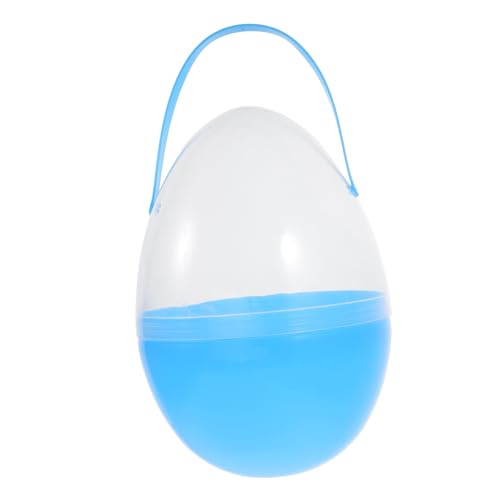ULTECHNOVO Simulierte Eierdekoration Große Eier Party Schmuck Befüllbar Jumbo-Eier Ostern-Desktop-Dekoration Große Plastik-Ostereier Osterdeko Ostereier Aus Plastik Großes Plastikei Abs von ULTECHNOVO