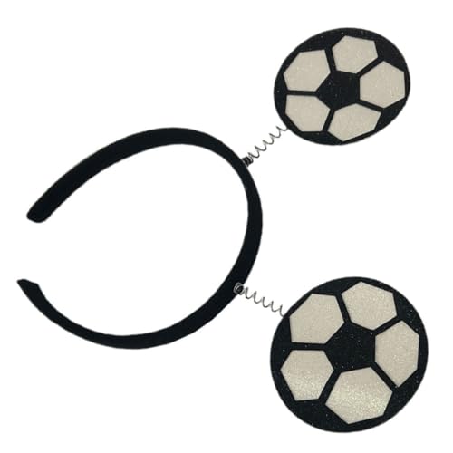 ULTECHNOVO Sport Stirnband Fußball Leichtes Haarband für Partys Festivals und Sportveranstaltungen Accessoire für Frauen für Fotografie und Wettbewerbe von ULTECHNOVO
