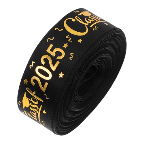 ULTECHNOVO Staffelungsband funkeln Festival Geschenkband selber machen Schild Stoff geschenkverpackung hochzeitsdekoration Band für Blumenstrauß Partei dekoratives Band Polyester Black von ULTECHNOVO