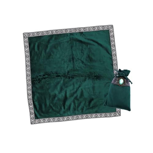 ULTECHNOVO Tarot-tischdecke Weissagungskarten Tischdecke Tarotkarten Tischdecke Tasche Taschen Für Tarotkarten Weissagungs-Velours-tücher Aufbewahrungstasche Für Tarotkarten Flanell Grün ULTECHNOVO Tarot-tischdecke Weissagungskarten Tischdecke Tarotkarten Tischdecke Tasche Taschen Für Tarotkarten Weissagungs-Velours-tücher Aufbewahrungstasche Für Tarotkarten Flanell Grün von ULTECHNOVO