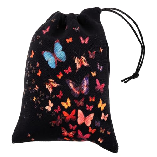 ULTECHNOVO Tarotkarten Aufbewahrungstasche aus Tragbarer Kordelzug Beutel für Tarotkarten Schmuck und Kleine Gegenstände Robuste Flexible mit Sicherem Verschluss von ULTECHNOVO