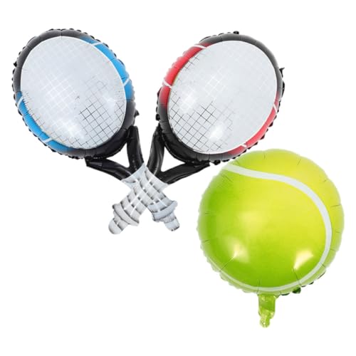 ULTECHNOVO Tennis Party Deko Set Teiliges Set mit Folienballons Tennisball und Schlägerform Einfache Anbringung für Sportliche Geburtstagsfeiern und Veranstaltungen ULTECHNOVO Tennis Party Deko Set Teiliges Set mit Folienballons Tennisball und Schlägerform Einfache Anbringung für Sportliche Geburtstagsfeiern und Veranstaltungen von ULTECHNOVO