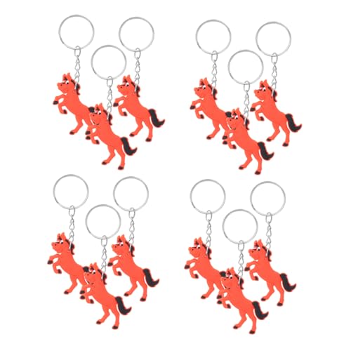 ULTECHNOVO Tierischer Schlüsselanhänger Party Schlüsselbund Schlüsselanhänger Tierschlüsselkette Pferdetastatur Pferdehandtaschenanhänger Schlüsselanhänger Tier Zinklegierung von ULTECHNOVO