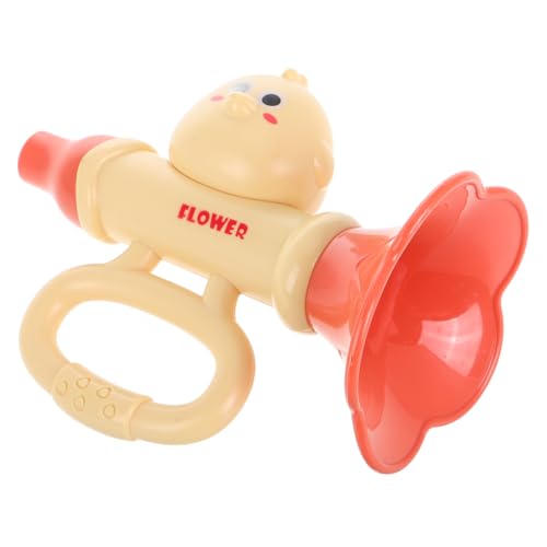 ULTECHNOVO Trompete musikalisches kleinkindspielzeug Gelbe Spielzeugtrompete lustige Spielzeugtrompete Zugpfeifen für Hornspielzeug mit Tiergeräuschen Abs Yellow ULTECHNOVO Trompete musikalisches kleinkindspielzeug Gelbe Spielzeugtrompete lustige Spielzeugtrompete Zugpfeifen für Hornspielzeug mit Tiergeräuschen Abs Yellow von ULTECHNOVO