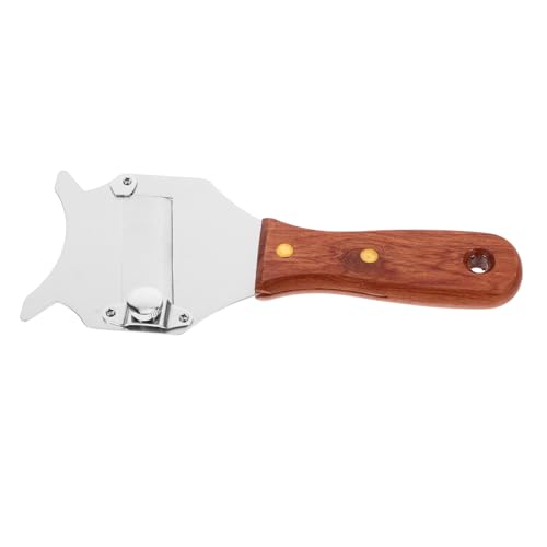 ULTECHNOVO Trüffelschneider mit Holzgriff Handlicher Käseschneider und Butter Schneidewerkzeug Scharfes Küchenmesser für Trüffel Käse Schokolade und Gemüse Kompakt und Einfach zu Bedienen von ULTECHNOVO
