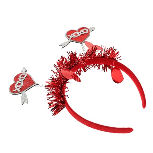 ULTECHNOVO Valentinstag-liebes-stirnband Valentine Bopper Stirnbänder Amor Kopfbedeckung Herz-antennen-stirnband Herzkrone Amor Kostüm Damen Accessoires Herz Kopfbedeckung Rot Filzstoff ULTECHNOVO Valentinstag-liebes-stirnband Valentine Bopper Stirnbänder Amor Kopfbedeckung Herz-antennen-stirnband Herzkrone Amor Kostüm Damen Accessoires Herz Kopfbedeckung Rot Filzstoff von ULTECHNOVO