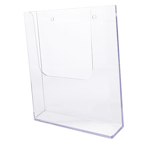 ULTECHNOVO Wandhalterung für Broschüren und Magazine Transparenter Multifunktionaler Prospekthalter mit Vorgebohrten Löchern Langlebiges Displayregal für Büro und Zuhause ULTECHNOVO Wandhalterung für Broschüren und Magazine Transparenter Multifunktionaler Prospekthalter mit Vorgebohrten Löchern Langlebiges Displayregal für Büro und Zuhause von ULTECHNOVO