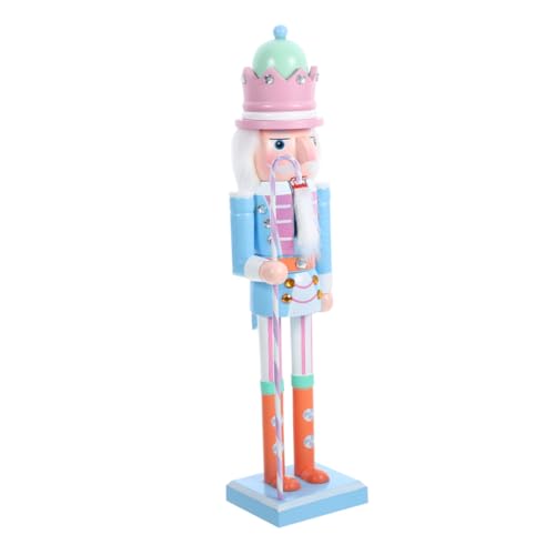 ULTECHNOVO Weihnachtliche Holz Figur Handbemalt Klassische Winterdeko für Tisch Regal und Stabile Holzfigur als Festliche Weihnachtsdekoration ULTECHNOVO Weihnachtliche Holz Figur Handbemalt Klassische Winterdeko für Tisch Regal und Stabile Holzfigur als Festliche Weihnachtsdekoration von ULTECHNOVO