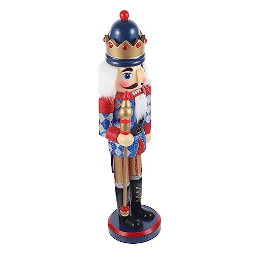 ULTECHNOVO Weihnachtliche Holzfigur Nutcracker Deko Holz Puppenfigur Traditionell Robust für Tisch Regal Festliche Xmas Party ULTECHNOVO Weihnachtliche Holzfigur Nutcracker Deko Holz Puppenfigur Traditionell Robust für Tisch Regal Festliche Xmas Party von ULTECHNOVO