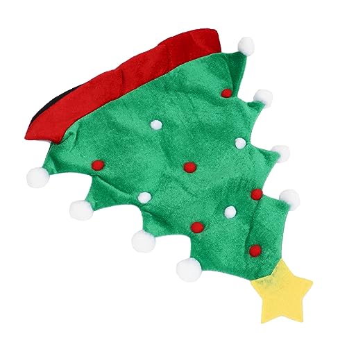 ULTECHNOVO Weihnachtsbaum Hut Lustige Weihnachtsmütze Erwachsene Festliche Deko Party Performance Kappe für Weihnachtsfeiern von ULTECHNOVO