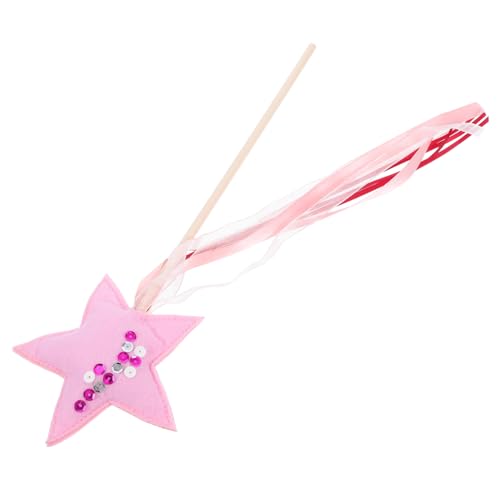 ULTECHNOVO Zauberstab Fantasie Spielzeugstab Ribbons für Dekorationen für Feenstäbe für Mädchen Feenstab für Frauen Sternenzauberstäbe für Harz von ULTECHNOVO
